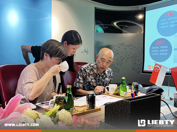 Singapore Customer Visited LIEBTY Office