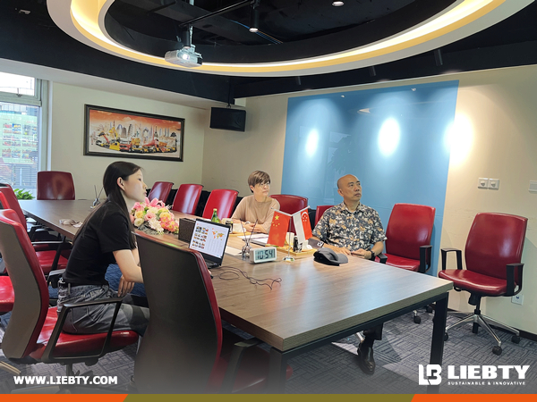 Singapore Client Visited LIEBTY Office