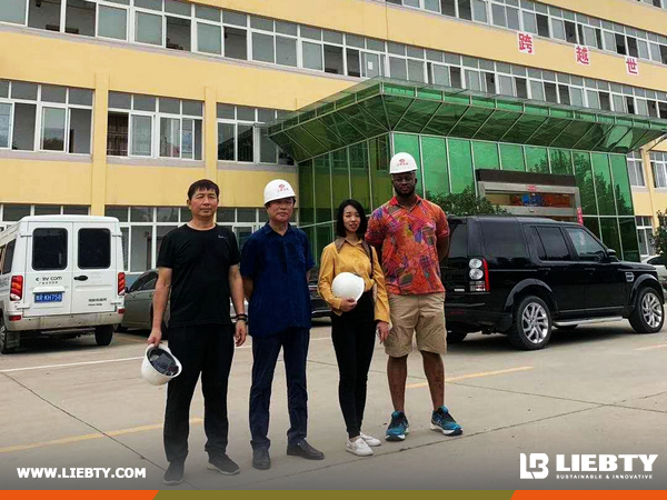 Nigeria Client Visited LIEBTY Office and LIAOYUAN Factory