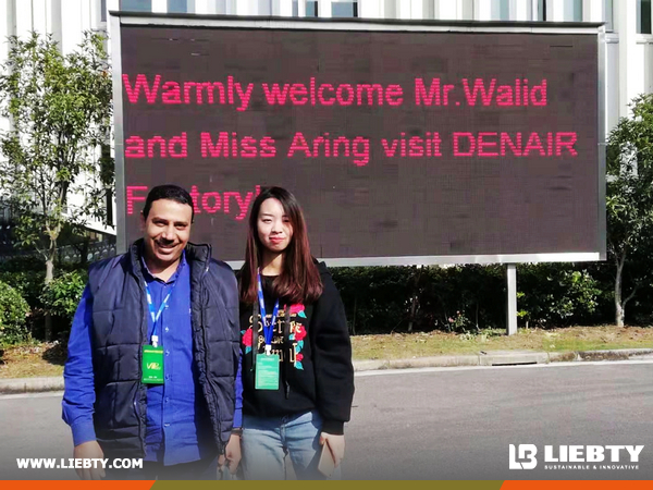 Egypt Customer Visited Denair Factory