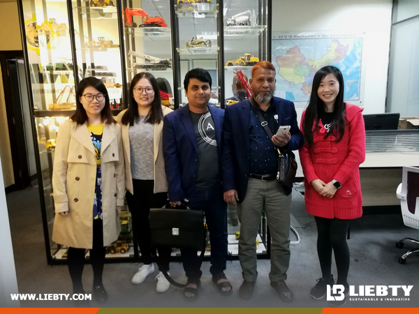 Jordan Customer Visited LIEBTY Office