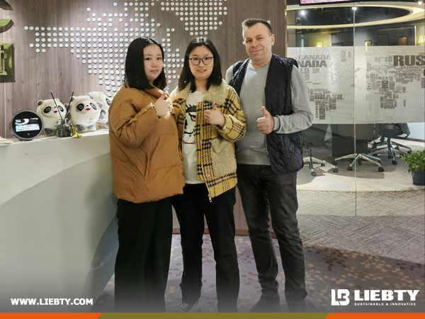 Romania Customer Visited LIEBTY Office