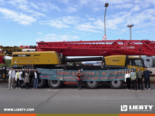 Asia - 1 Unit SANY STC10000C 100T Truck Crane