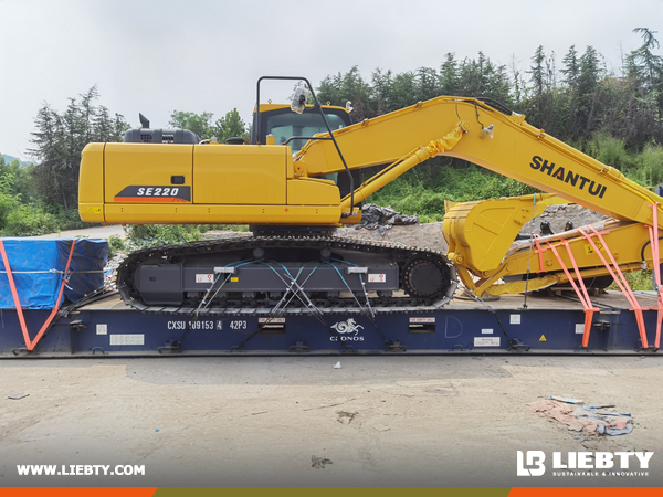 Vanuatu -1 Unit SHANTUI SE220 Excavator