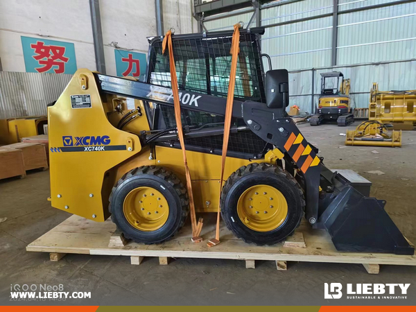 Kazakhstan - 1 Unit XCMG XC740K Skid Steer Loader & Attachments