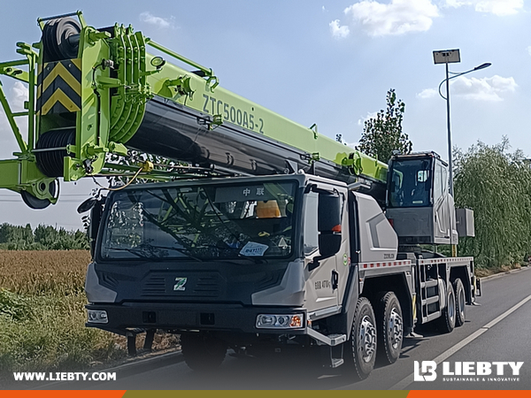 Mongolia - 1 Unit ZOOMLION ZTC500A562-2 Truck Crane