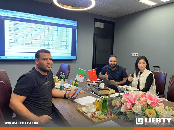 Algeria Clients Visited LIEBTY Office