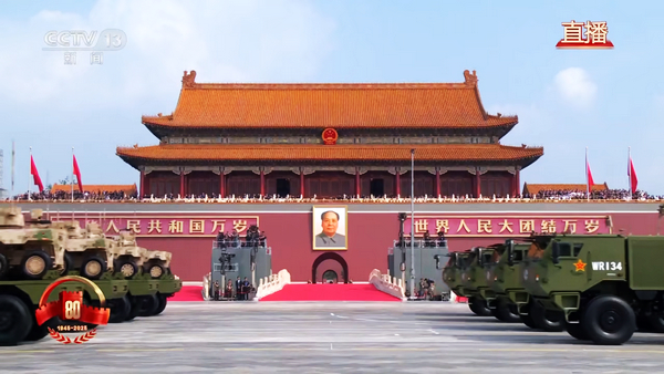 SANY Equipment Supports September 3rd Military Parade