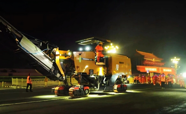 SANY Equipment Supports September 3rd Military Parade