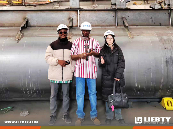 Burkina Faso Client Visited Machine Factory