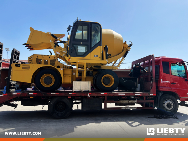 Algeria - 1 Unit SUNWARD SWE60F-3 Excavator & 1 XCMG SLM3500S Self-Loading Mixer