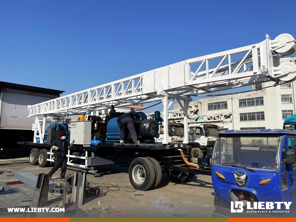 Uzbekistan - 1 Unit BINZUAN BZT800LSZ Trailer Mounted Drilling Rig