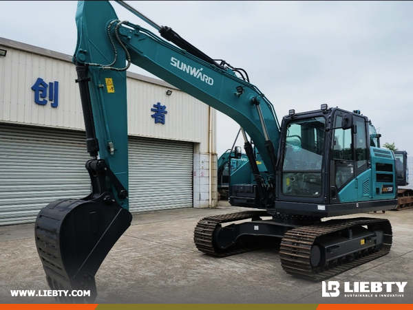 LIEBTY Newcomers Film Heavy Machinery Videos at SUNWARD Factory