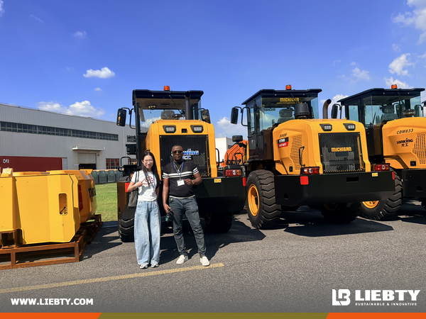 Sierra Leone Client Visited LIEBTY Office & LONKING Factory